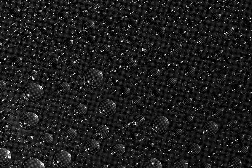 Drops, Macro, Liquid, Surface, Bw, Chb HD wallpaper