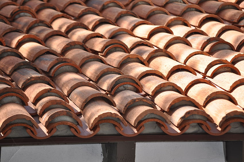 Покривна керемида Nifty Mission Roof Tiles Висока разделителна способност, японска покривна керемида HD тапет