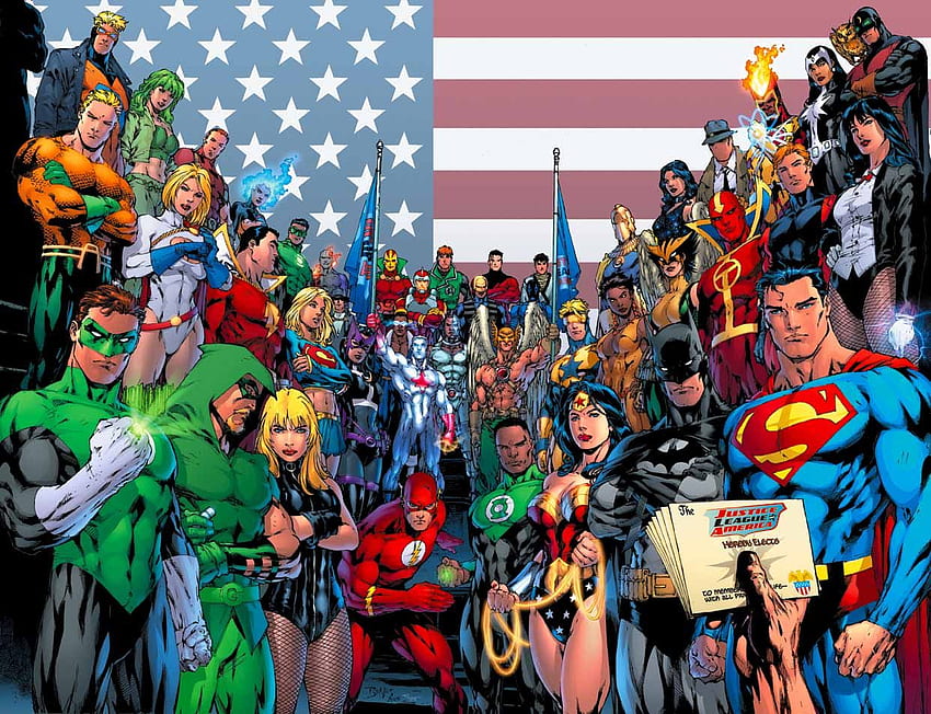 Tamaño de la Liga de la Justicia de Ed Benes. Cómics, Personajes de DC fondo de pantalla