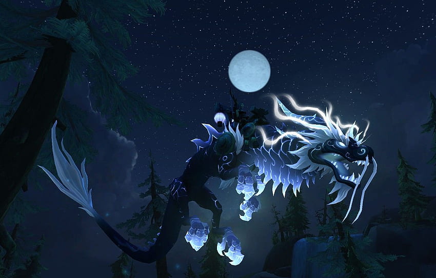 WoW, Mount, Mist Of Pandaria, World Of WarCraft, Heavenly Onyx Cloud Serpent, Reins Of The Heavenly