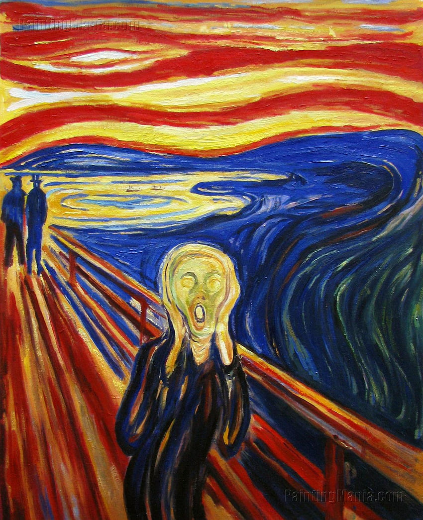 The Scream Painting, Munch Scream HD phone wallpaper