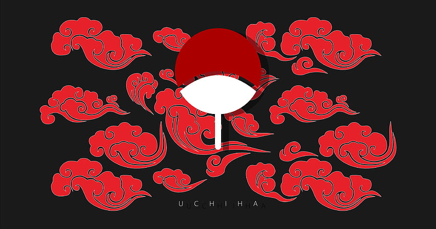 Uchiha Crest and Clouds of blood, Naruto Bloody HD wallpaper | Pxfuel