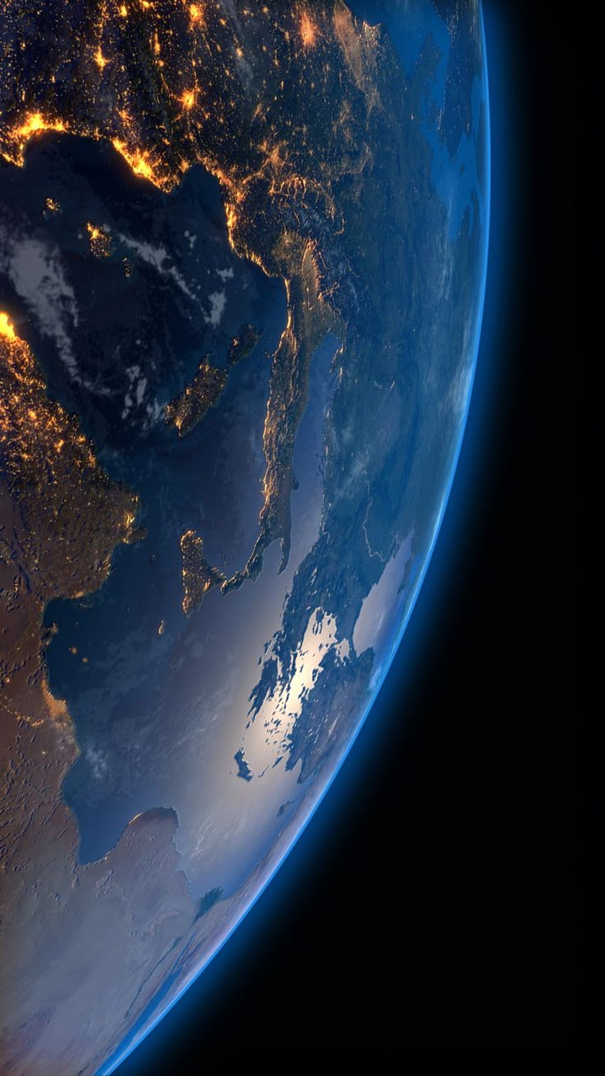 Erde. Erde, iPhone Erde, Erde bei Nacht, Erde abstrakt HD-Handy-Hintergrundbild