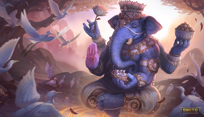 Gott Ganesh in Smite Laptop, Spiele, und Hintergrund HD-Hintergrundbild