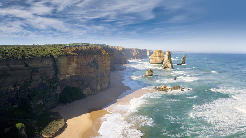 alam, Great Ocean Road, Australia, Pantai, Pantai, Tebing / dan Latar Belakang Seluler Wallpaper HD