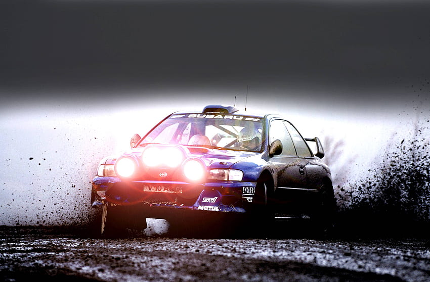WRC, Subaru Rally Car HD wallpaper