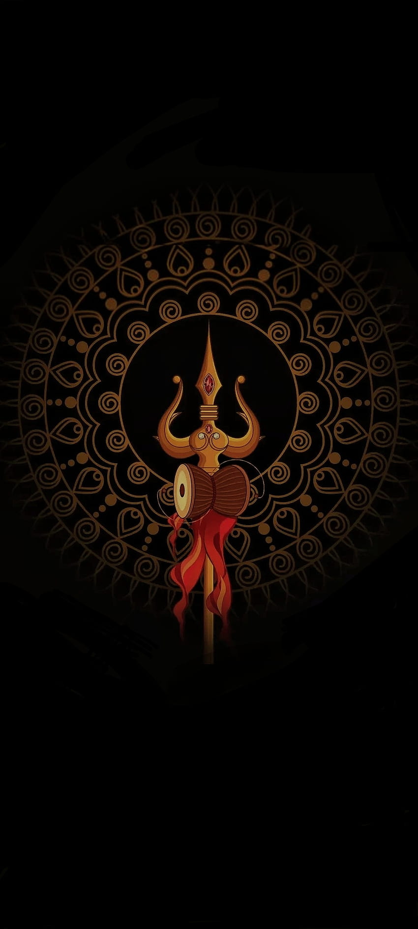 Shiva Trishul, symbol, art, god HD phone wallpaper | Pxfuel