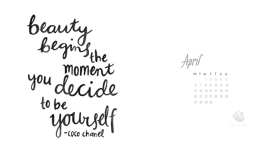 Brush Script Sail and Swan, Coco Chanel Quotes HD wallpaper