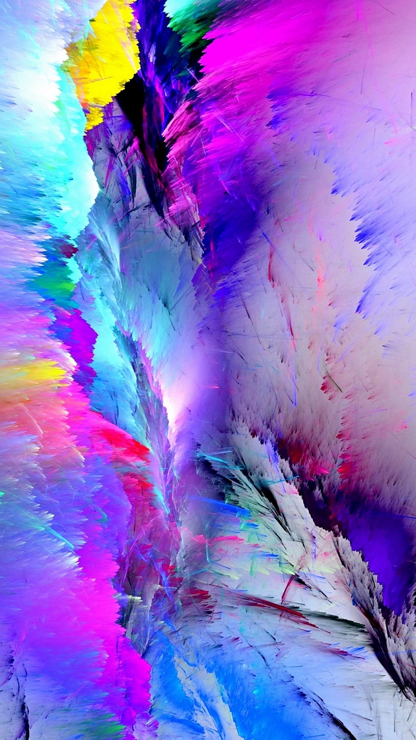 Abstrakcyjna sztuka telefon, purpurowy abstrakt Tapeta na telefon HD