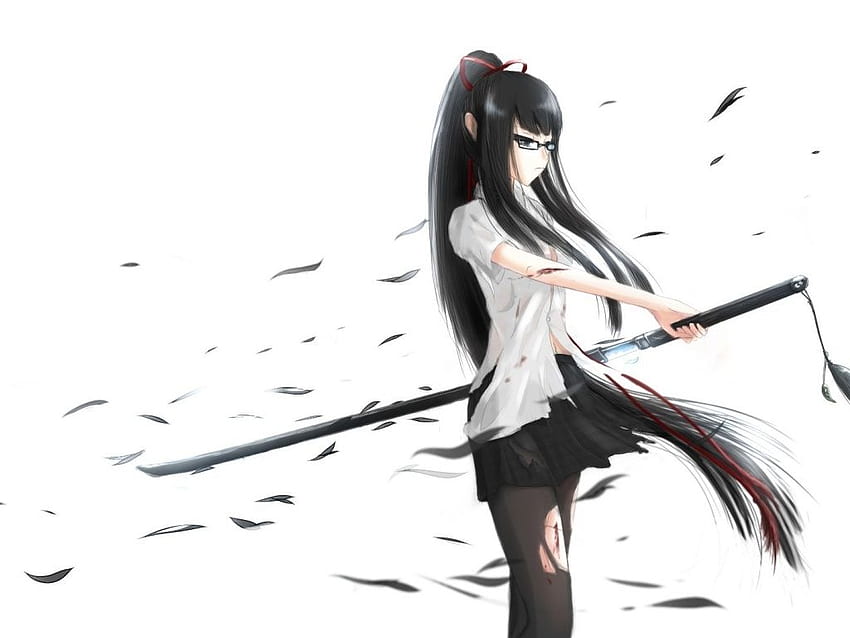 Anime Girl with Katana Sword PC and Mac, 1024X768 Anime HD wallpaper ...