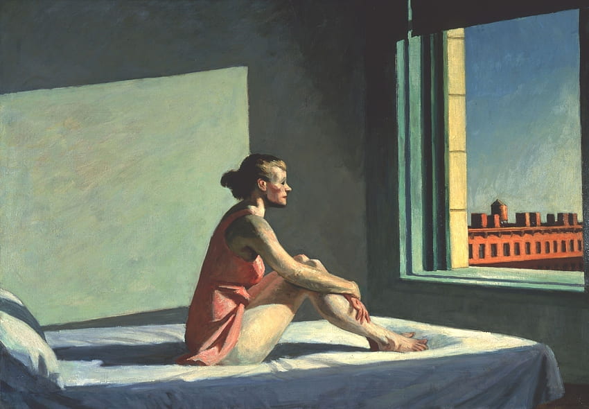 Studi untuk “Morning Sun” oleh Edward Hopper, 1952, Edward Hopper Nighthawks Wallpaper HD