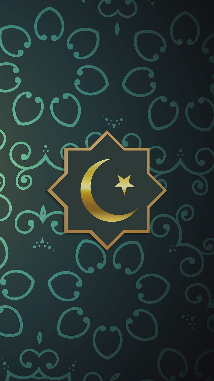 Islamic for mobile phones, Islamic Pattern HD phone wallpaper