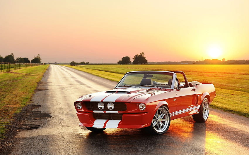 Classic Shelby GT 500CR Convertible . Car, Old Cars HD wallpaper