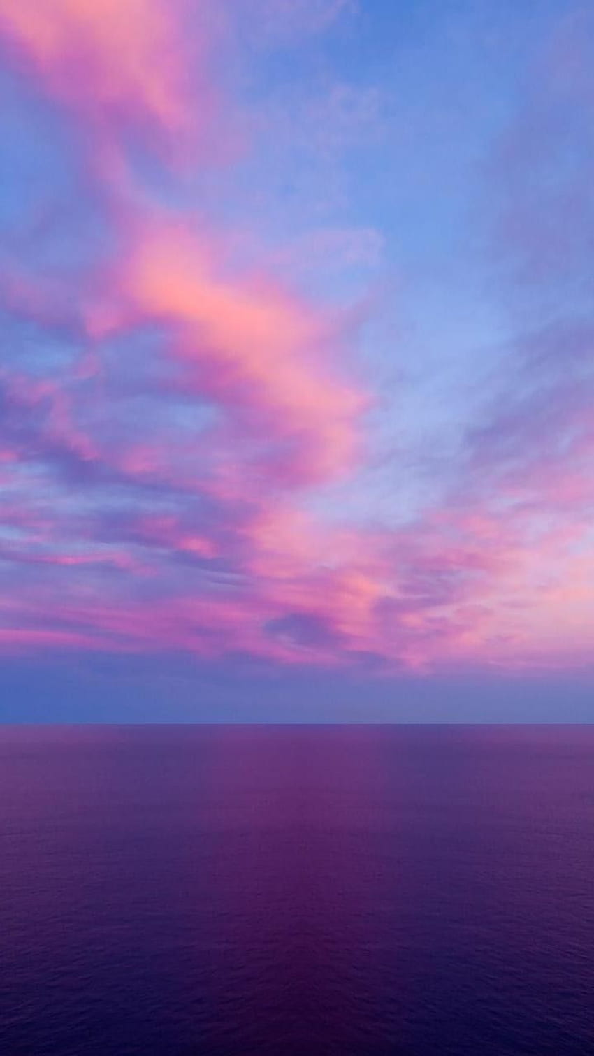 Blue Purple Pink Sunset HD phone wallpaper
