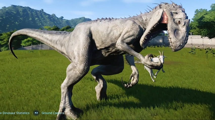 Another shot of my t rex from jurassicworld evolution: jurassicworldevo,  trex jurassic world evolution HD wallpaper | Pxfuel