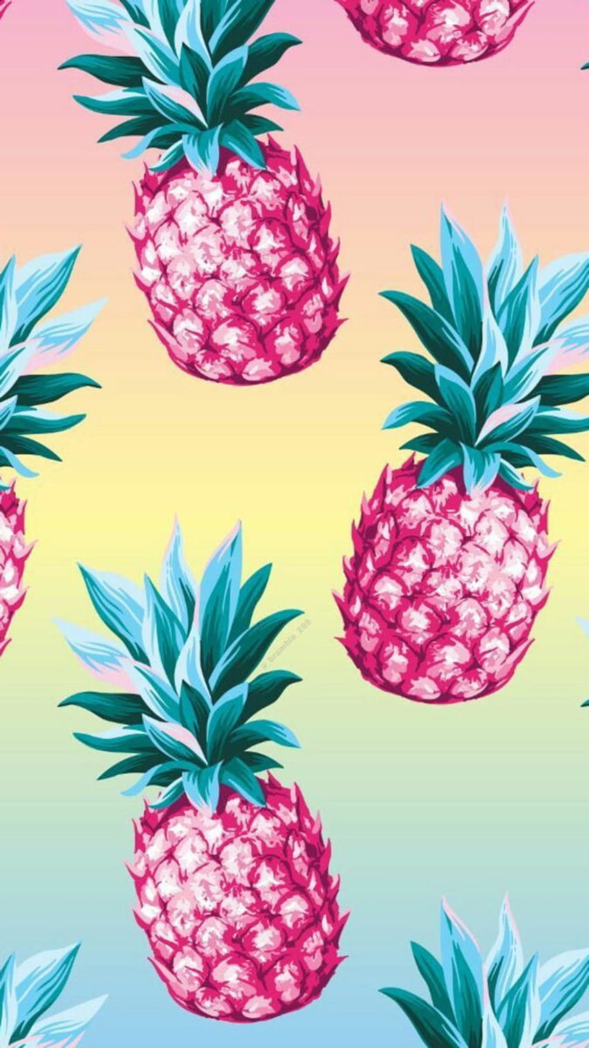 Colorful Pineapple HD phone wallpaper