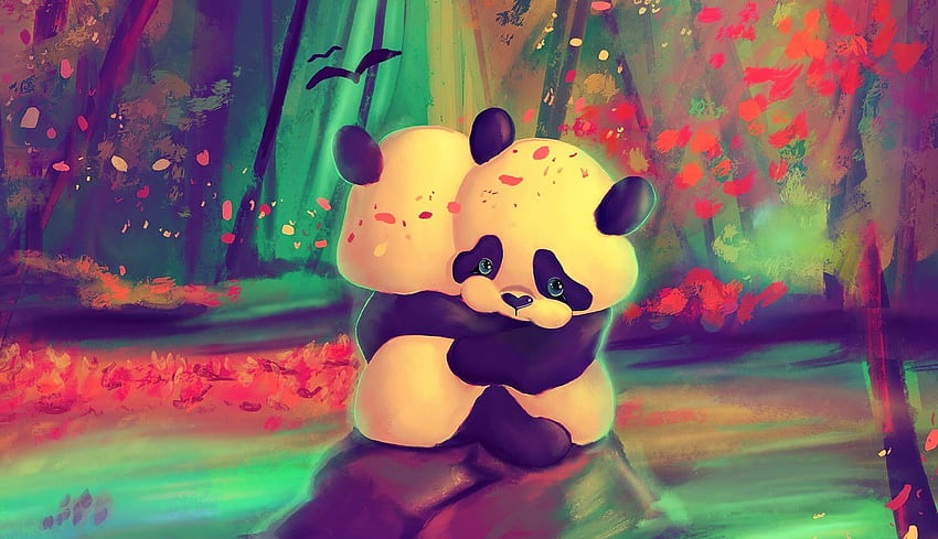 Panda Lovers Laptop , , Background, and, I Love Panda HD wallpaper