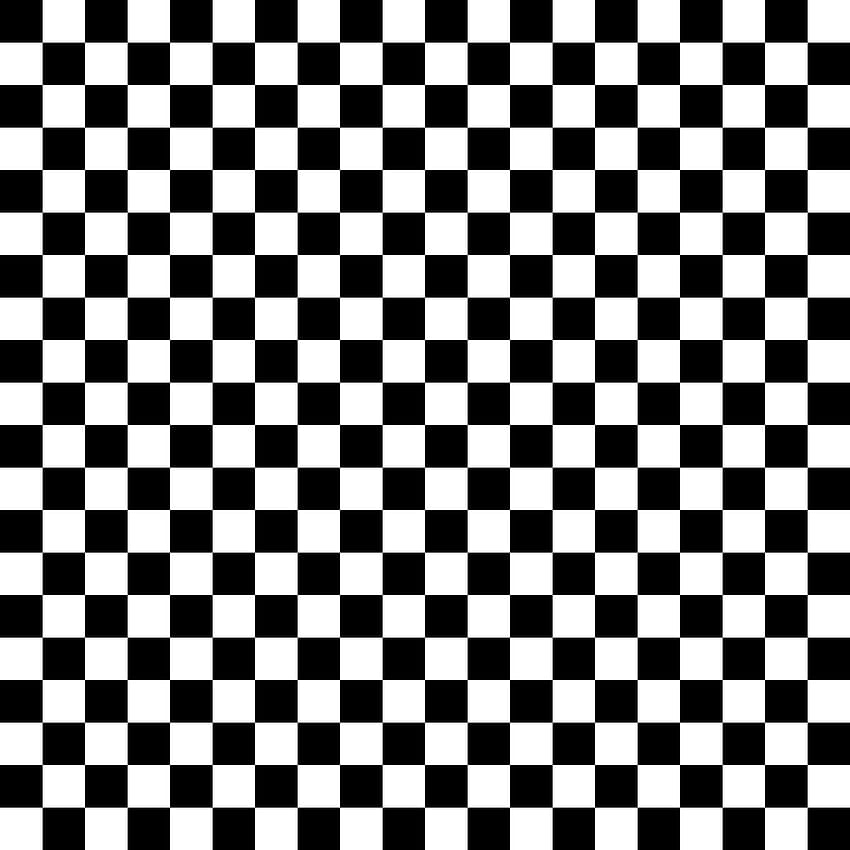 Xadrez preto e branco Papel de parede de celular HD