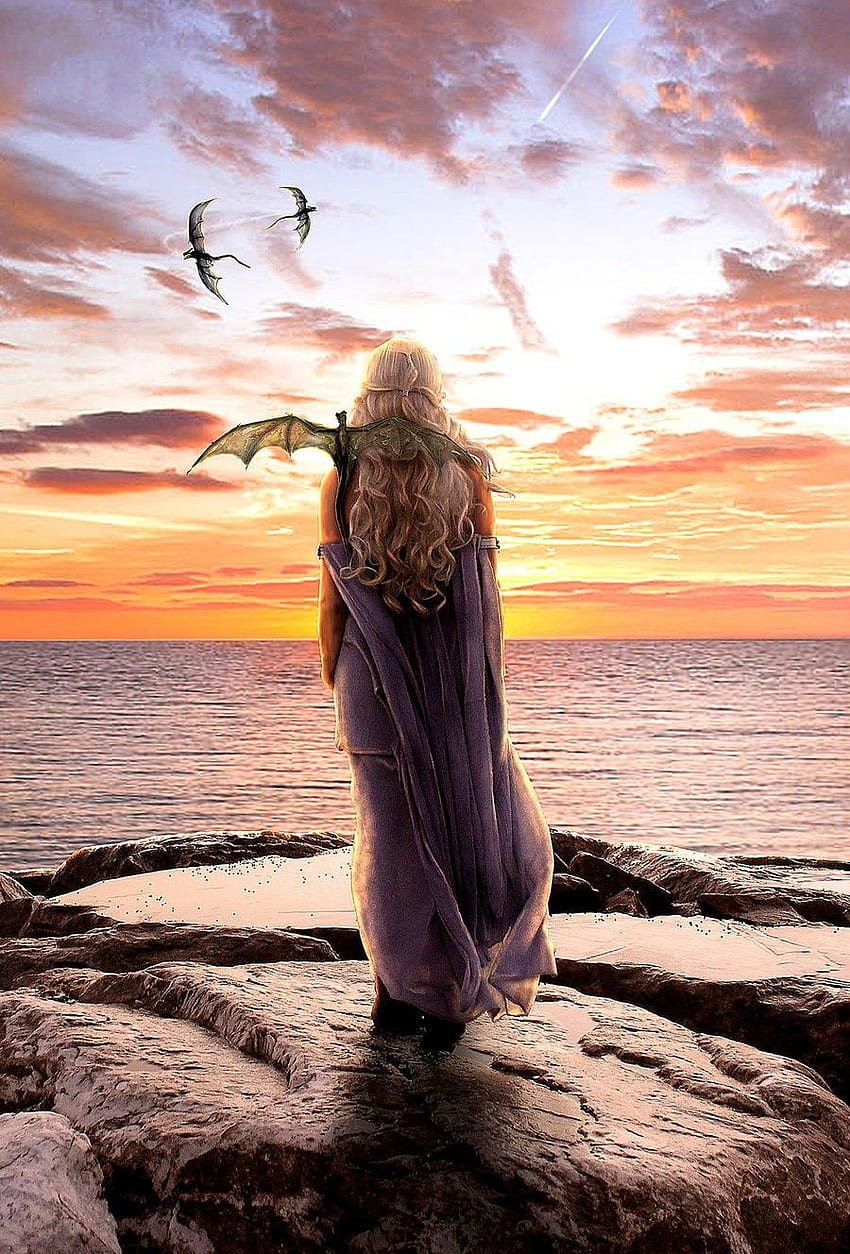 Haus Targaryen (Spoiler). Drachen. Mutter der Drachen, Dragon Game of Thrones HD-Handy-Hintergrundbild