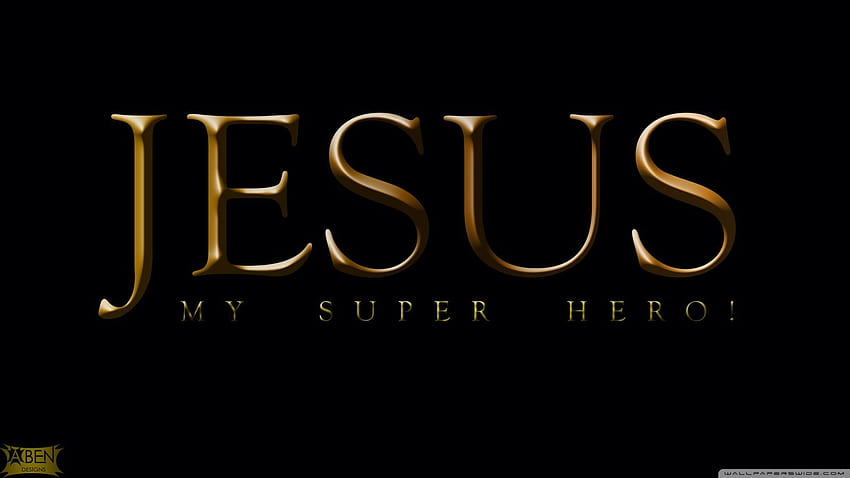 Jesus - พื้นหลัง Super Hero Ultra สำหรับ U TV ชื่อพระเยซู วอลล์เปเปอร์ HD