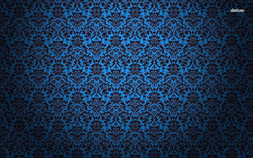 Blue rose pattern. Blue vintage pattern - Abstract - Black floral ...