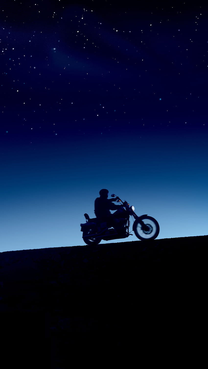 Abend, Radtour, Silhouette, Sonnenuntergang. Radtour, Sonnenuntergang, Nachtfahrt Motorrad, Radreisen HD-Handy-Hintergrundbild