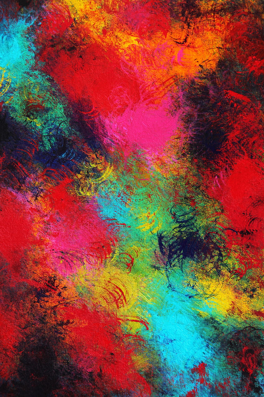 Abstract, Divorces, Paint, Drawing, Design HD phone wallpaper