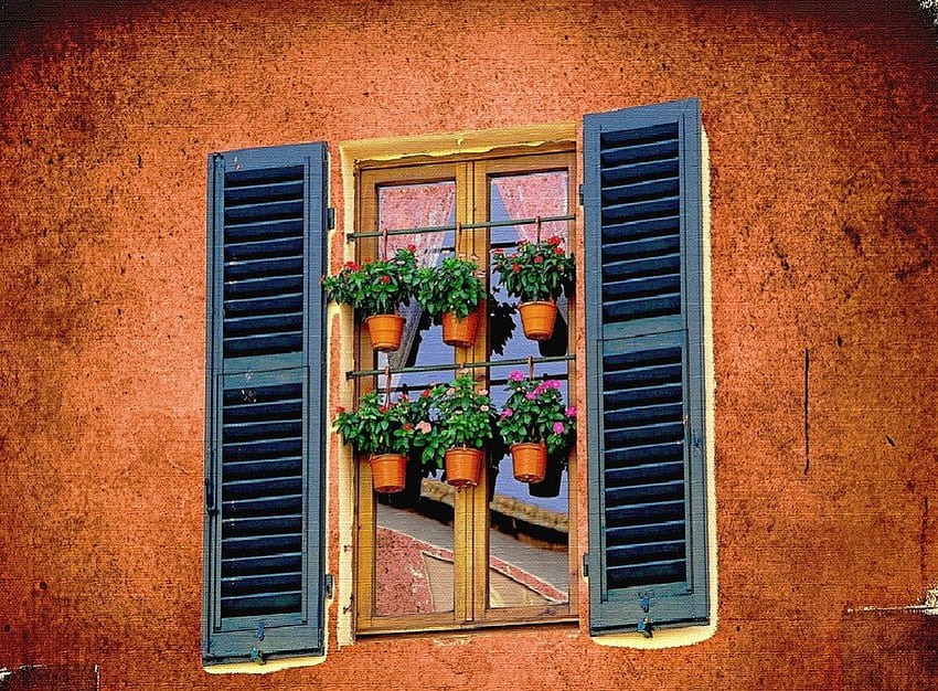 トスカーナのシンプルな窓, トスカーナ, 窓, 単に 高画質の壁紙