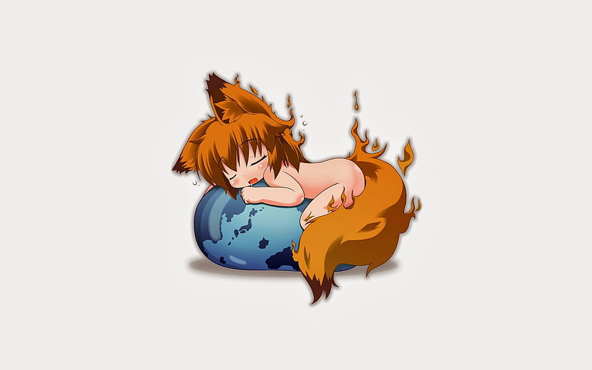 Baby Firefox Drawing ., Anime Firefox HD wallpaper