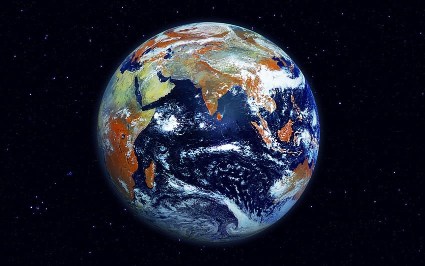 Afrika aus dem Weltraum, , Galaxie, Asien aus dem Weltraum, Sci-Fi, Sterne, Universum, Australien aus dem Weltraum, NASA, Planeten, Erde HD-Hintergrundbild
