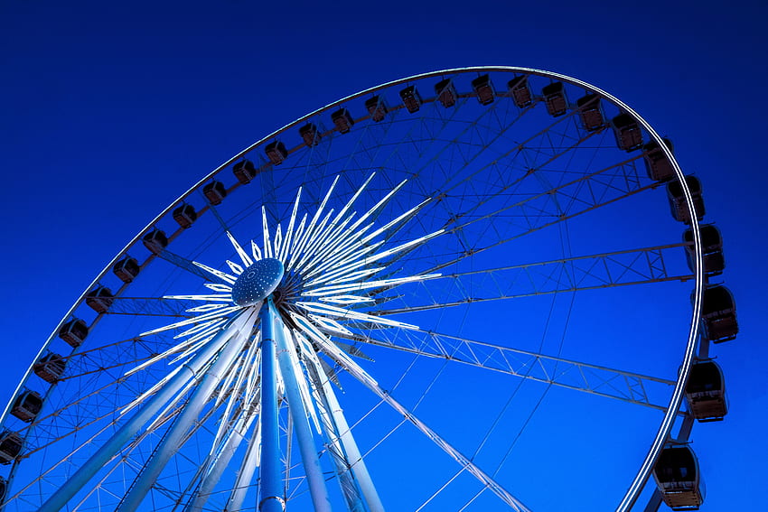 Cities, Ferris Wheel, Attraction, Entertainment HD wallpaper