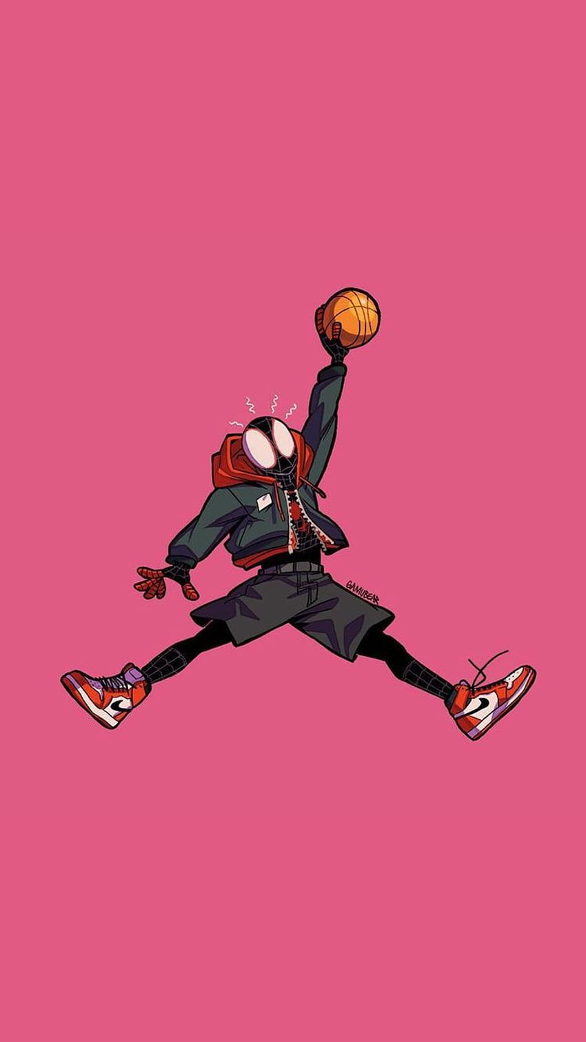 Spiderman basquete, bola, Esporte, Sipdey-sence, Jordan, Nba Papel de parede de celular HD