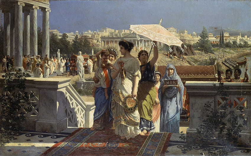 Escena de pintura de arte de la antigua Roma. . 1377173. UP, Pintura Romana fondo de pantalla