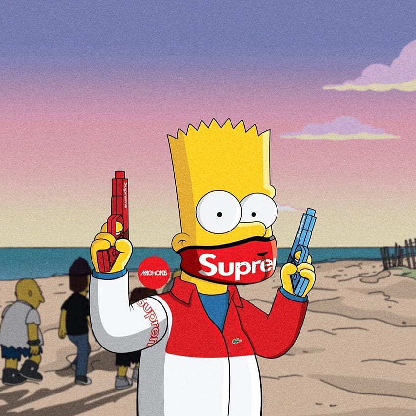 Supreme Bart Simpson Top Supreme Bart Simpson [] for your , Mobile ...