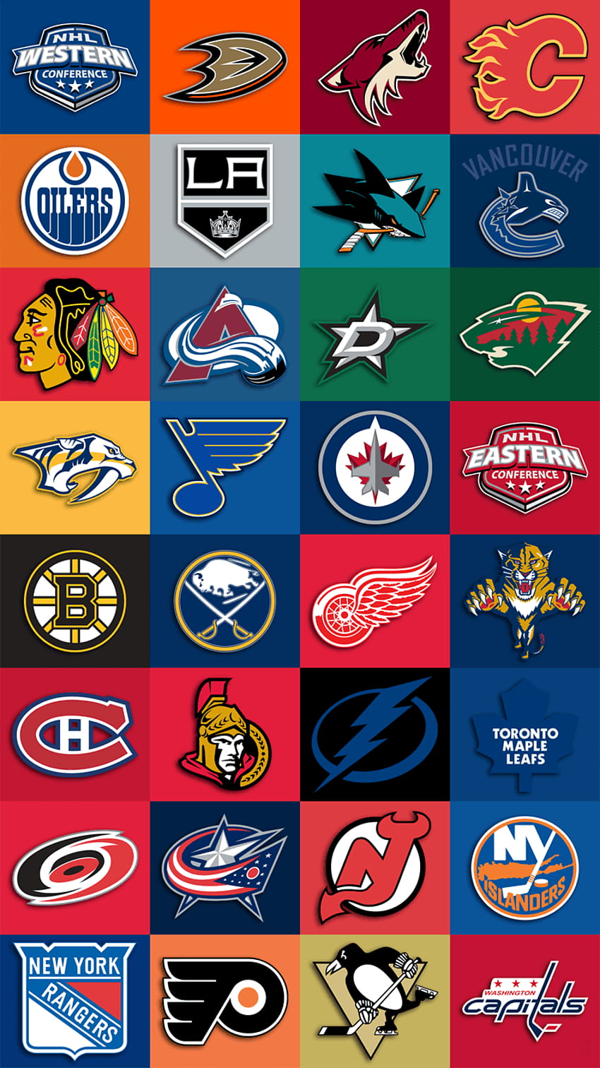 NHL takım logoları iPhone 6 (), MLB Takımları HD telefon duvar kağıdı