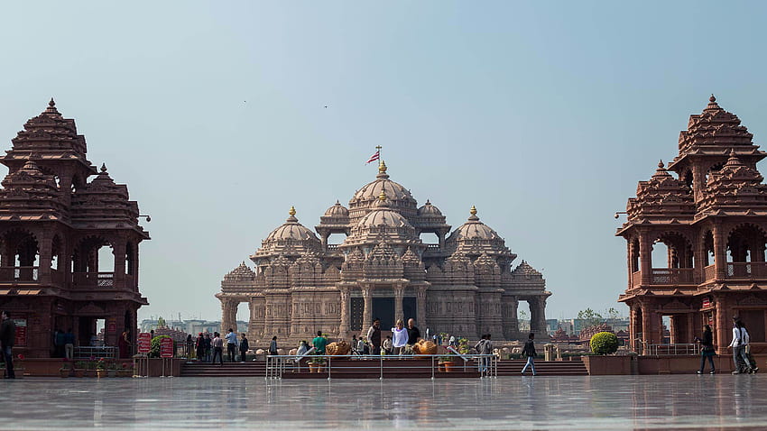 Mandir Moods – Swaminarayan Akshardham New Delhi, Akshardham Temple HD тапет