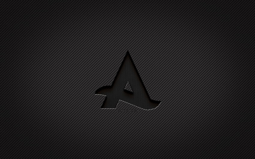 Лого на Afrojack carbon, , Nick van de Wall, гръндж изкуство, карбонов фон, творчески, черно лого на Afrojack, холандски диджеи, лого на Afrojack, Afrojack HD тапет