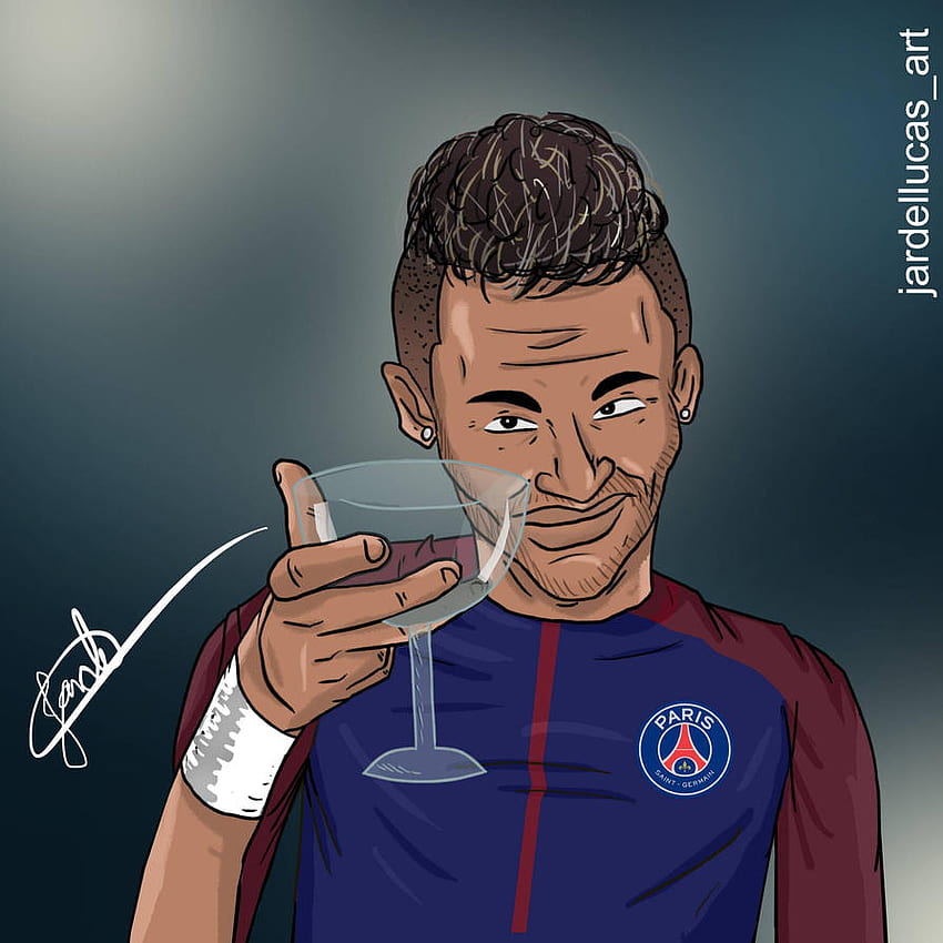 Neymar Cartoon Psg - Neymar Jr meme for psg by jardellucasart on - You can make this for your computer background, mac , android lock screen or iphone HD phone wallpaper