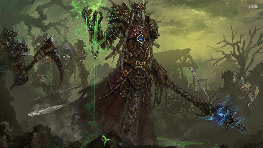Undead warlock - World of Warcraft - Game . HD wallpaper