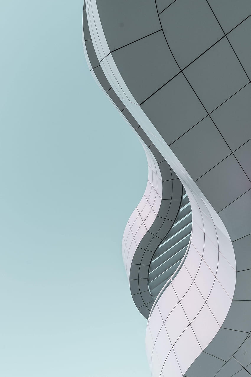 Building, Minimalism, Modern, Bottom View HD phone wallpaper