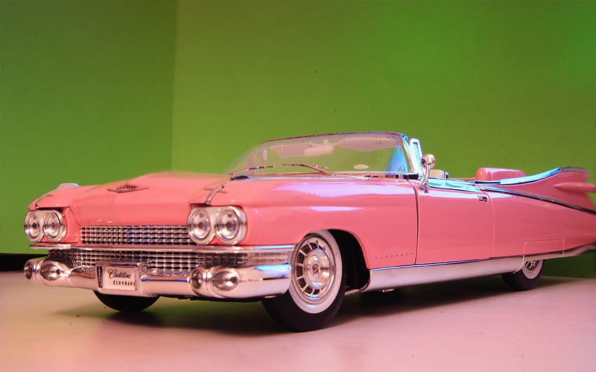 Rosa Cadillac Ein amerikanischer Klassiker, Cadillac, rosa, amerikanischer Klassiker, rosa Cadillac HD-Hintergrundbild