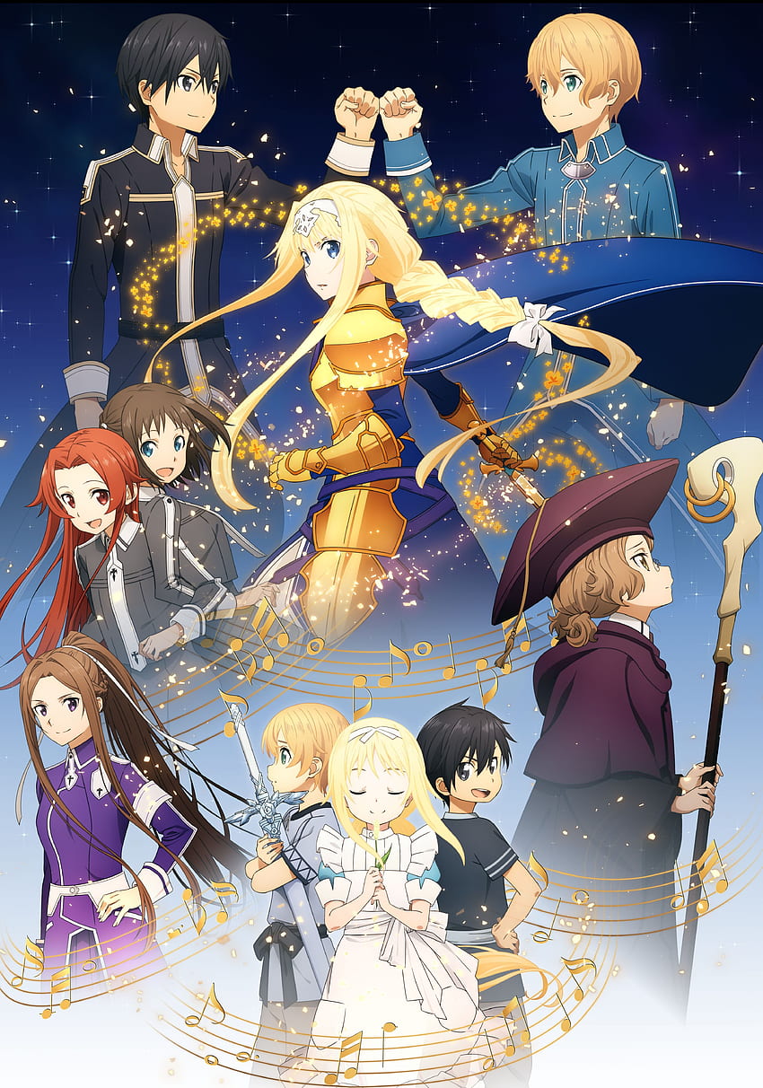 Sword Art Online: Alicization Anime Board, SAO Alicization Sfondo del telefono HD
