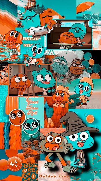 gumball e darwin watterson wallpaper  Poster tasarımları Disney  çizimleri Disney sanatı