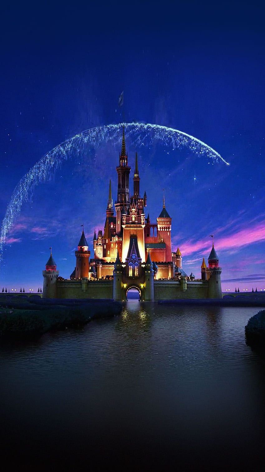 Disney Castle ilustraciones Android, Disney World Android fondo de pantalla del teléfono