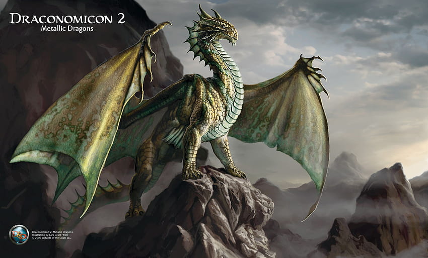 Dragonomicon Metalic Dragons - Bronze Dragon HD wallpaper | Pxfuel