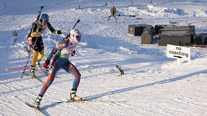 kaisa mäkäräinen, finnish biathlete, biathlon HD wallpaper