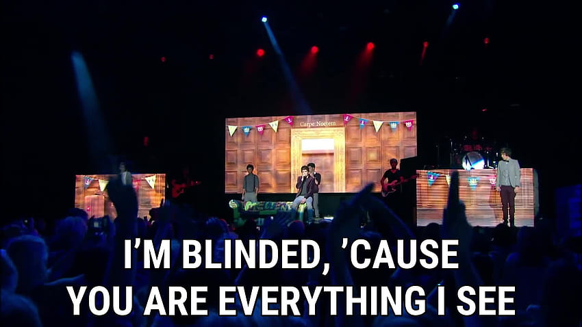 More Than This (Up All Night: The Live Tour) letra de la canción de One Direction en fondo de pantalla