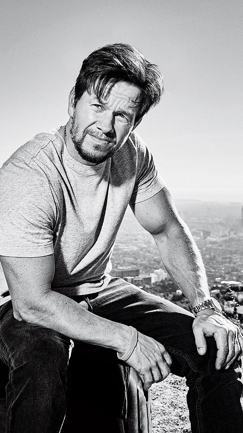 Mark Wahlberg Mens Health 2017 Monochrome iPhone 6, iPhone 6S, iPhone 7 , , Background, and HD phone wallpaper