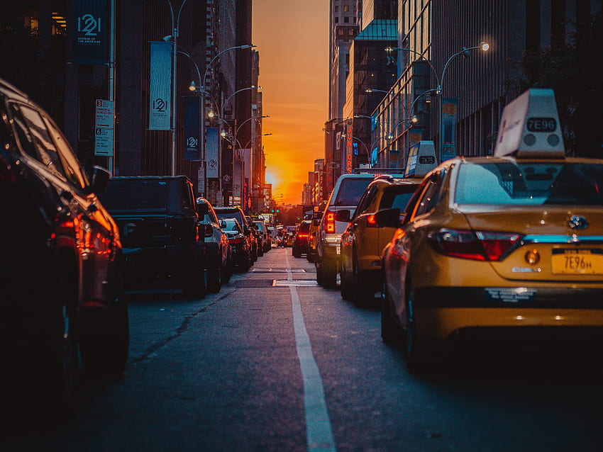 Cities, Usa, Cars, City, Traffic, United States, New York HD wallpaper