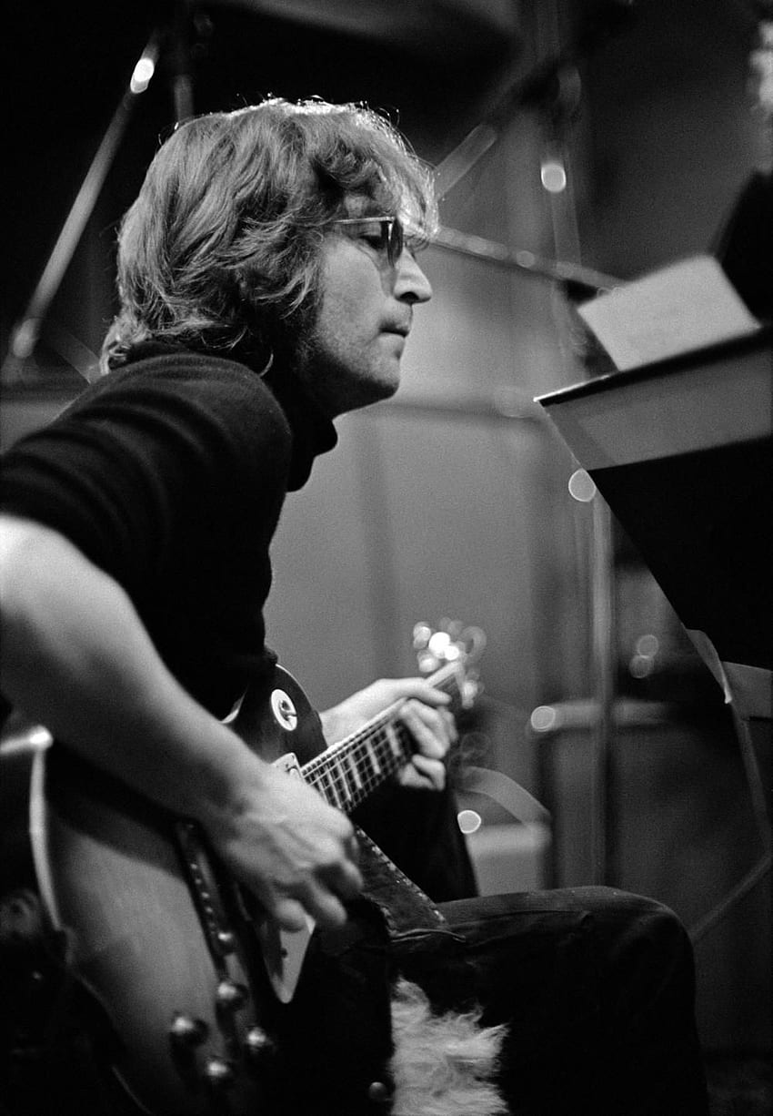 John Lennon na koncercie, iPhone Johna Lennona Tapeta na telefon HD